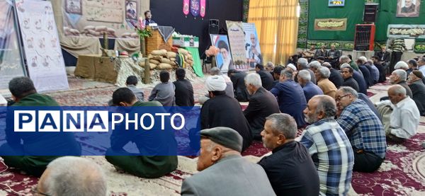 برگزاری دعای ندبه و یادواره شهدای خدمت در تکیه حسینی خلیل آباد