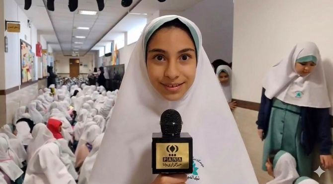 افتتاح کتابخانه دبستان شاهد نیک‌اندیشان