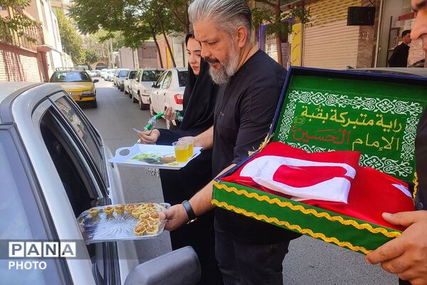 برپایی موکب در دبیرستان تزکیه ناحیه دو شهرری به مناسبت تاسوعا حسینی 