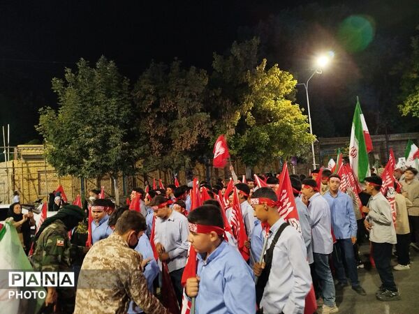 رزمایش «جان‌فدا»؛ نمایش آمادگی مردم نیشابور برای دفاع از کشور