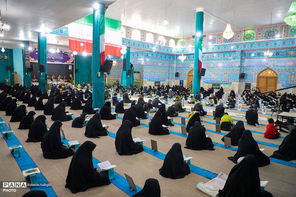 مراسم جزخوانی قرآن کریم در آستان مقدس امامزاده نرمی - اصفهان