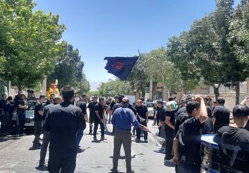 تجمع بزرگ عزاداران حسینی در شازند و روستای نورآباد