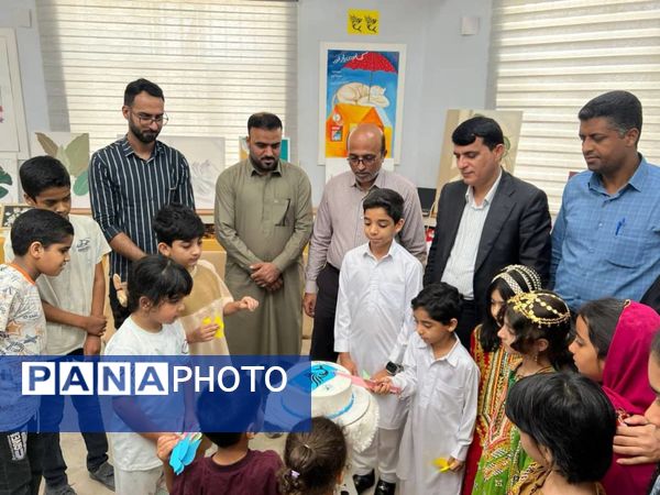 افتتاح نمایشگاه «ماهی پرنده» در مرکز کانون جاسک به مناسبت هفته دولت