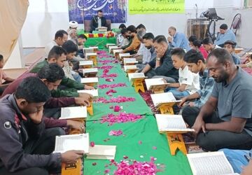 نور قرآن و معنویت ماه رمضان در مساجدجغین 