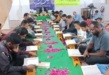 نور قرآن و معنویت ماه رمضان در مساجدجغین 