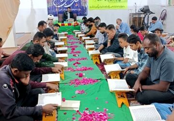نور قرآن و معنویت ماه رمضان در مساجدجغین 