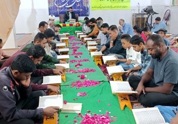 نور قرآن و معنویت ماه رمضان در مساجدجغین 