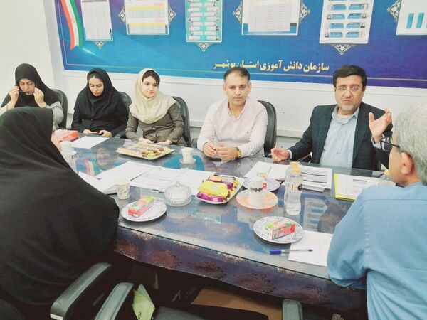 جلسه هماهنگی برگزاری پیش اردو ملی سازمان دانش آموزی استان بوشهر