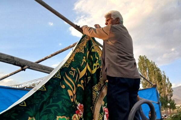 مواکب عید غدیر خم در تویسرکان