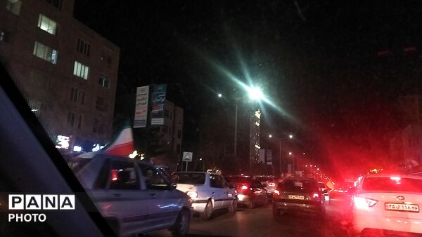 رژه ماشینی در بلوار فضل نیشابور 
