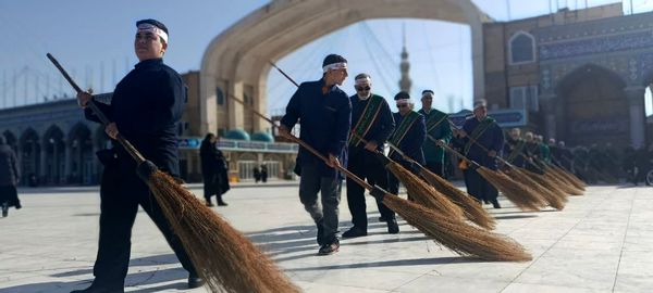 آیین جاروکشی مسجد مقدس جمکران