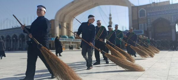 آیین جاروکشی مسجد مقدس جمکران