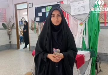 گرامیداشت یاد و نام شهدا در دبیرستان شهیدین فاطمی ناحیه یک قم