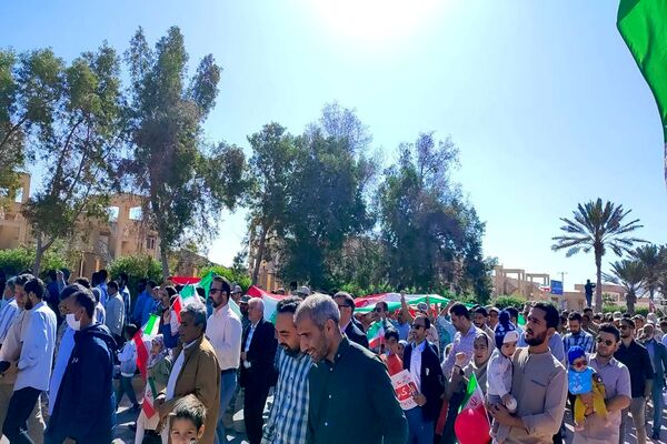 حضور  پرشور مردم بوموسی در راهپیمایی ۲۲بهمن 