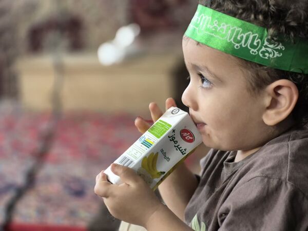 مراسم شیرخوارگان حسینی در بلده
