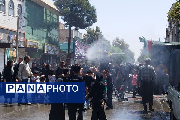 از غرفه‌های فرهنگی تا خدمت‌رسانی مردمی؛ پیشوا در سوگ رضوی