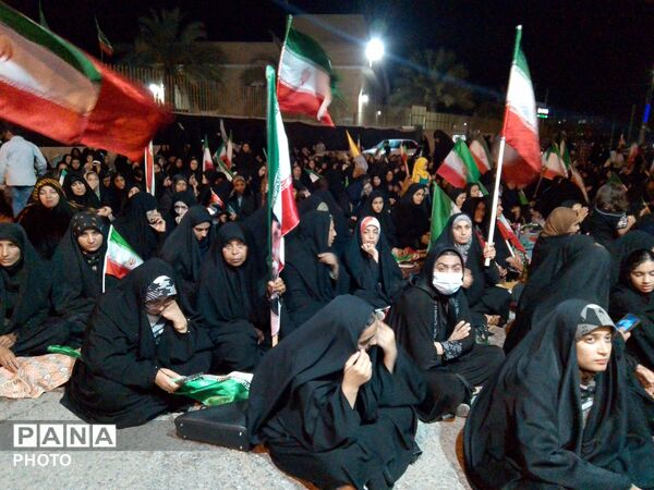 حماسه‌ای دیگر در شهرستان کهنوج با حضور مردم 