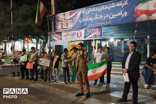 از تفسیر نهج‌البلاغه تا شورِ رجزخوانی، ضیافت دانش‌آموزان مدرسه نمونه رشد در موکب آموزش و پرورش