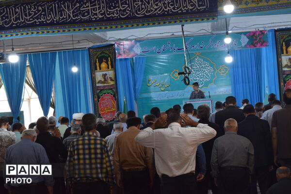 تجلیِ نظم و ایمان؛ صحنه‌های برگزاری نماز جمعه در مصلی امام حسین فارسان