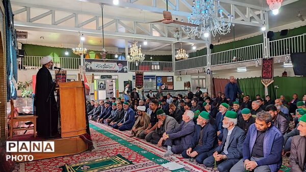 اقامه نماز عبادی سیاسی جمعه در شهر دارالسادات بار نیشابور 