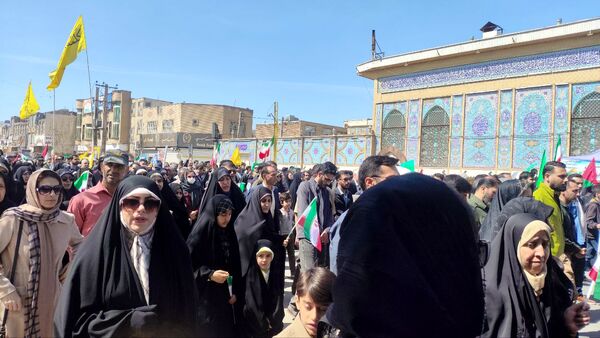 حماسه آفرینی مردم اراک در روز قدس