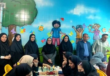 مسابقات شطرنج دانش‌آموزان دختران زرقانی