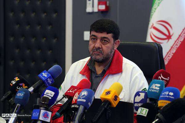 نشست خبری سالانه رئیس جمعیت هلال‌احمر