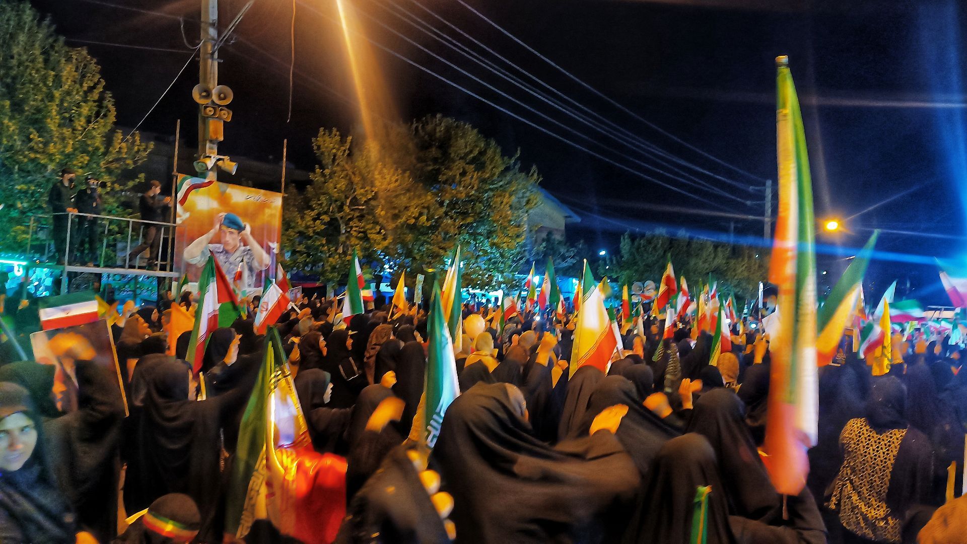 خیابان جمهوری اسلامی یاسوج یکه تاز جان فدای ایران 