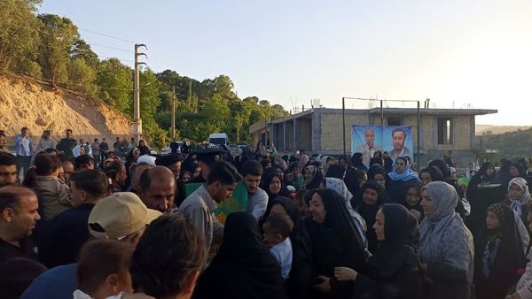 استقبال پر‌شور مردم دهستان کریک از کاروان خدام رضوی