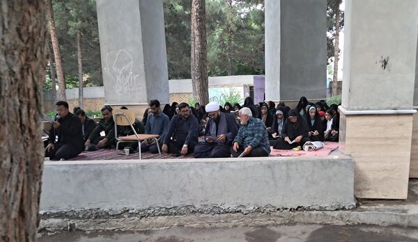 مراسم شهادت امام محمد باقر (ع) درکنار شهدای گمنام پارک وحدت آشخانه