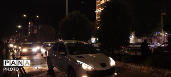  شکوه و اقتدار رژه خودرویی در حسینیه فضل 