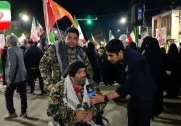  قدردانی دانش آموزان آفرینش از حافظان امنیت وطن