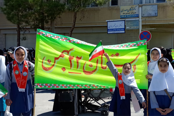 حضور پرشور مردم شهرستان آباده در راهپیمایی روز قدس
