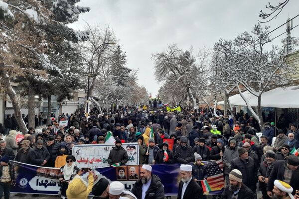 راهپیمایی باشکوه 22 بهمن در شهر فریمان