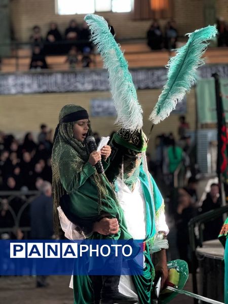 مراسم سنتی تعزیه‌خوانی در شهر ارمغان‌خانه زنجان 