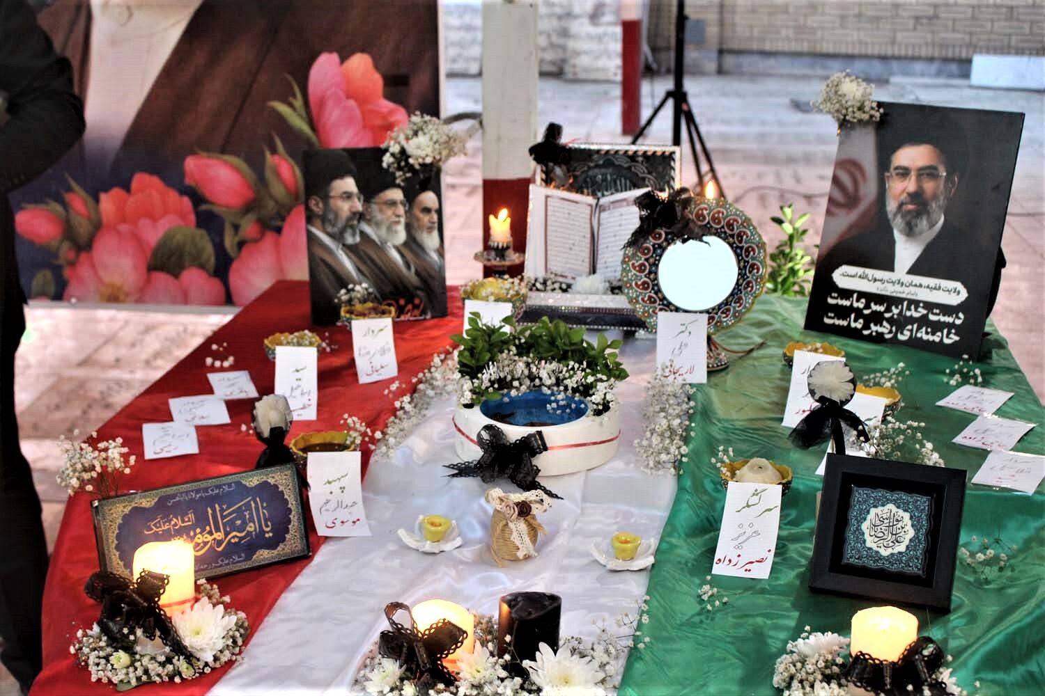 حال و هوای آغاز سال نو در جوار مزار شهدای جنگ رمضان