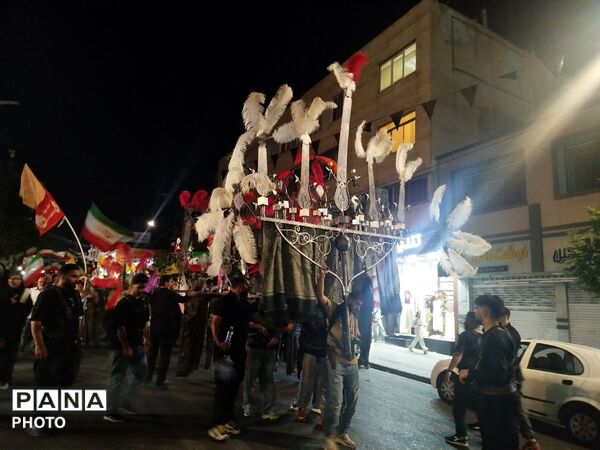 رنگ‌ و بوی محرم در خیابان‌های رجایی شهر کرج