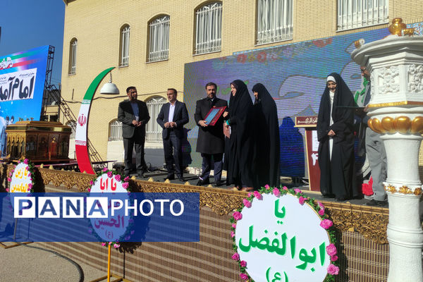 آیین نواختن زنگ انقلاب در مدارس فارس 