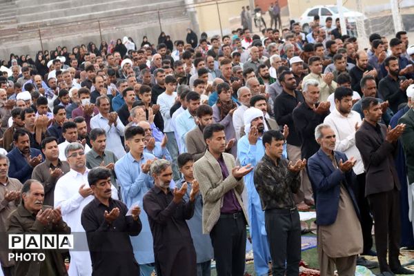 برگزاری نماز عید فطر در شهرستان ریگان