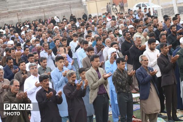 برگزاری نماز عید فطر در شهرستان ریگان