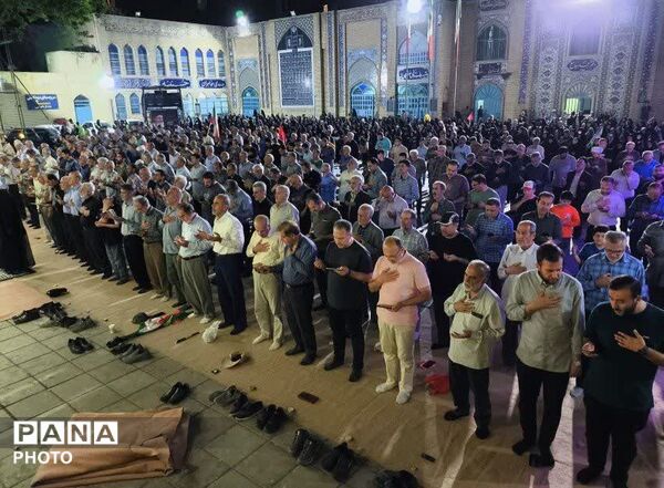 نود شب استقامت و پایداری مردم رجایی شهر کرج