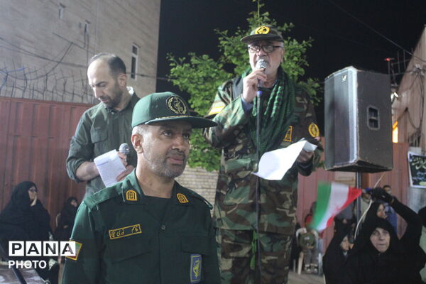 رزمایش جانفدا برای ایران امام رضایی در گلوگاه