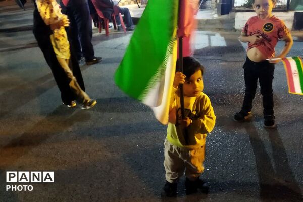 طنین‌انداز شدن فریاد «لبیک یا خامنه‌ای» در قلب فیروزکوه 