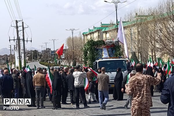 پردیس میزبان تشییع و تدفین پیکر خانواده شهید دهقان‌زاده 