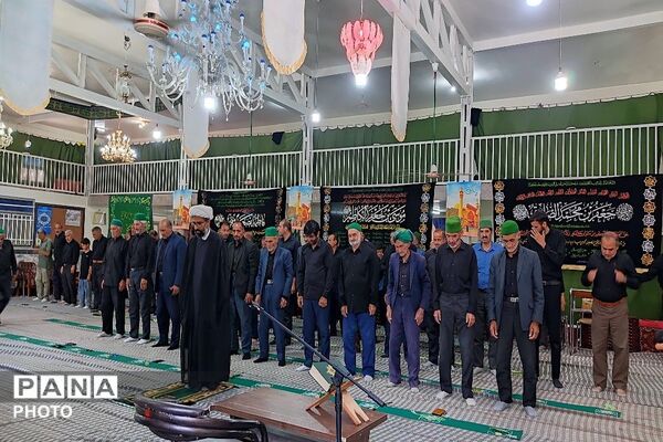 هئیت عزاداری مسجد جامع شهربار نیشابور در روز تاسوعای حسینی 