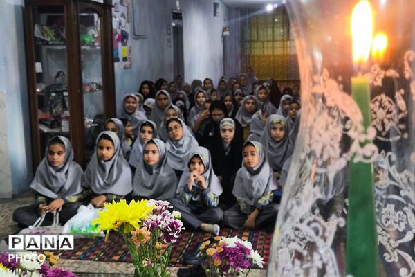 آیین سوگواره «احلی من العسل» در دبستان دخترانه آیت‌الله مرعشی نجفی کهریزک 