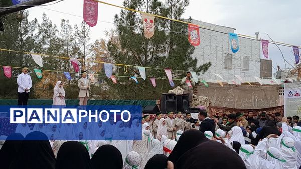 پیاده‌روی خانوادگی به مناسبت نیمه شعبان در روستای زوزن
