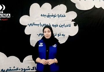 آغاز اعتکاف دانش‌آموزی در حسینیه مسجد پنج‌تن مینودشت