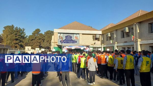 افتتاحیه المپیاد ورزشی درون مدرسه ای در دبیرستان سروش شاهد منطقه ۱۶