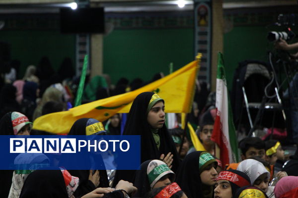 اجتماع عظیم سربازان کوچک صاحب الزمان(عج) یزد